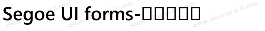 Segoe UI forms字体转换